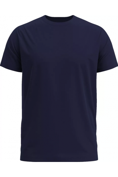 Camiseta malha manga curta azul marinho (G1)